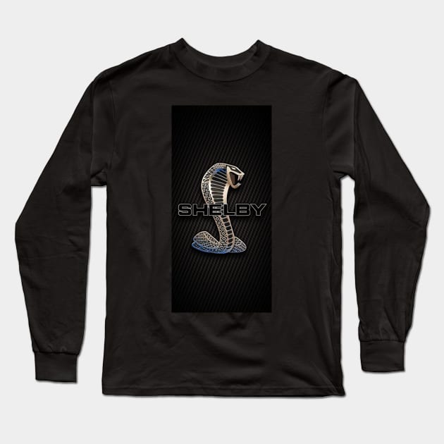 Shelby Cobra Carbon Long Sleeve T-Shirt by semekadarso